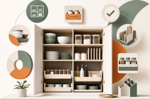 como organizar los armarios de cocina | Yelarsan