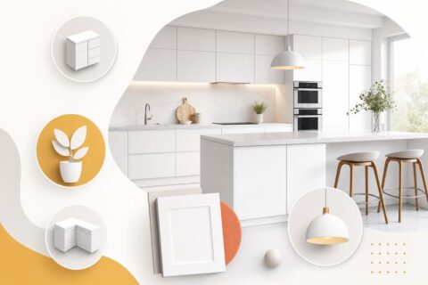 muebles de cocina blancos | Yelarsan