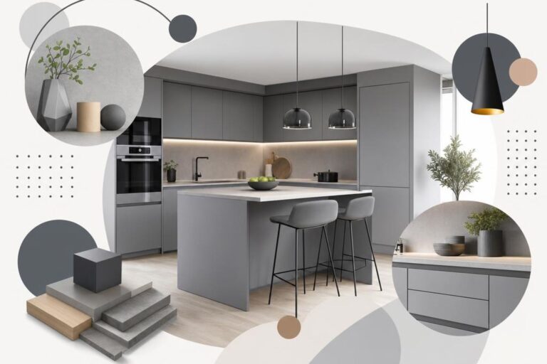 muebles de cocina grises | Yelarsan