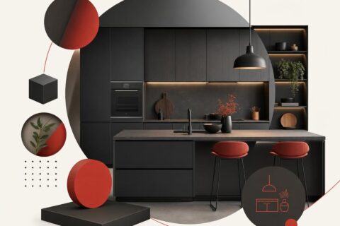 muebles de cocina oscuros | Yelarsan